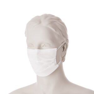 maska chirur. biała 1 300x300 - Maska chirurgiczna trójwarstwowa na gumki 50 szt