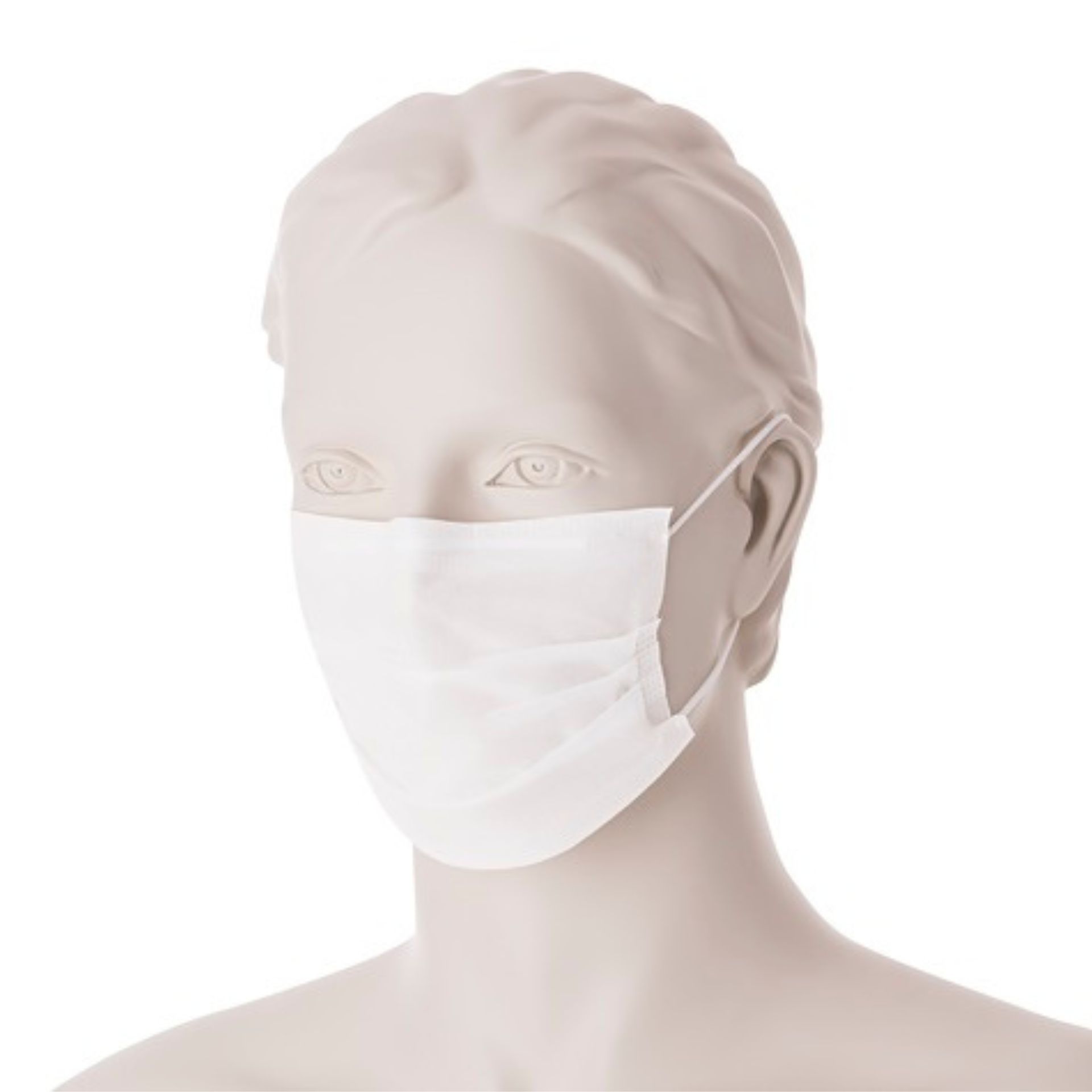 Maska chirurgiczna trójwarstwowa na gumki 50 szt